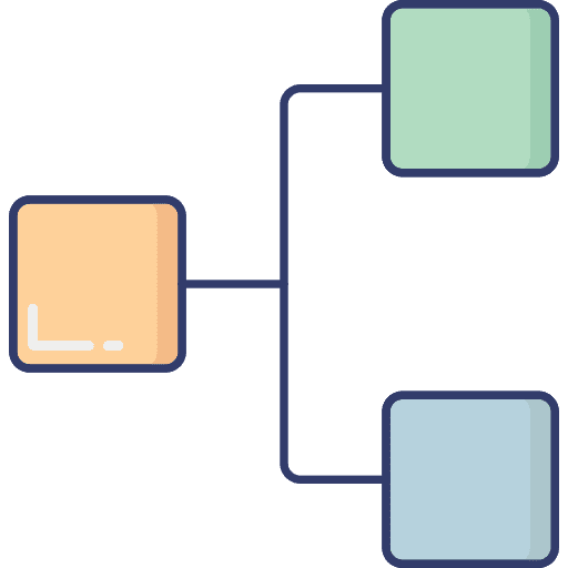 Share organization network connector icon