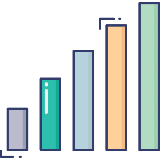 Signal coverage business and finance graphic icon