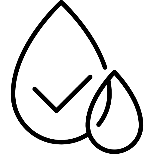 Hypoallergenic checkmark shapes and symbols products icon Hypoallergenic checkmark shapes and symbols products icon