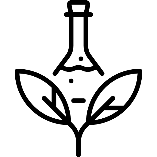 Natural flask leaves natural icon Natural flask leaves natural icon