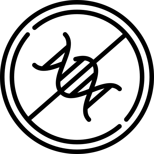 No gmo genetics healthcare science icon No gmo genetics healthcare science icon