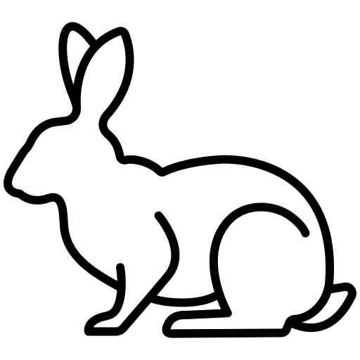 Rabbit hare pet rodents icon Rabbit hare pet rodents icon