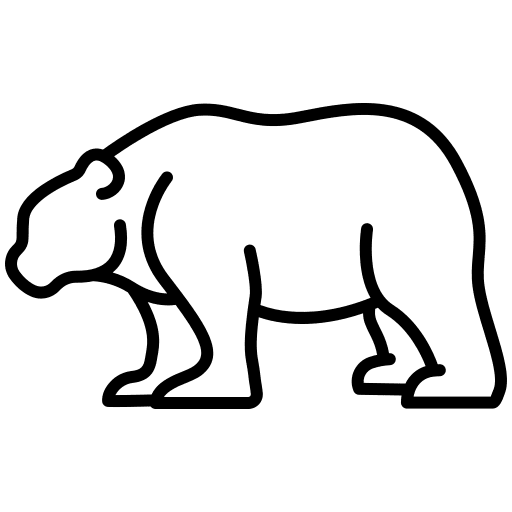 Bear animal kingdom mammal wildlife icon Bear animal kingdom mammal wildlife icon