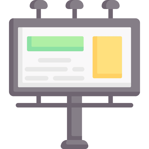 Billboard advertising advertisement megaphone icon