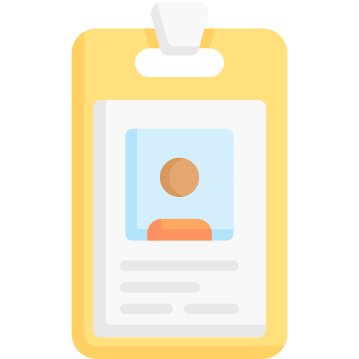 Business cards business id card user icon