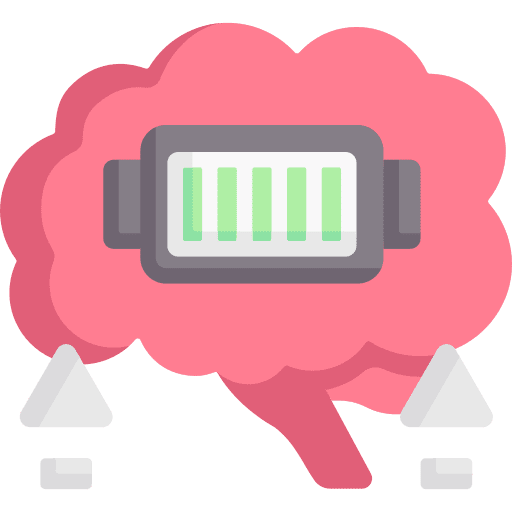 Power technology brain power icon