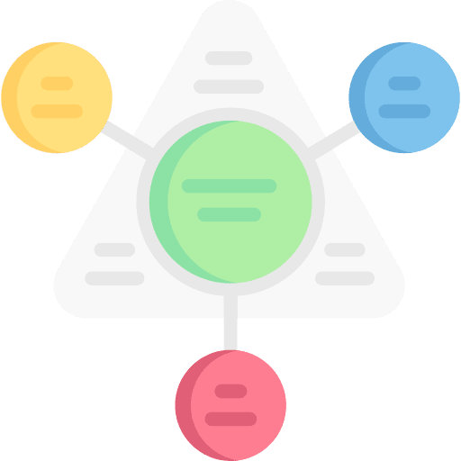 Project management business and finance project plan graphics icon