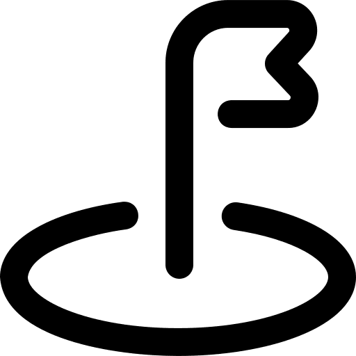 Flag location map locator map point icon