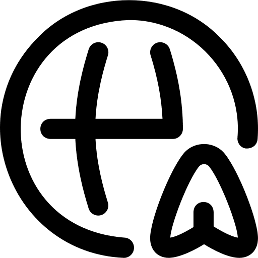 Globe map earth grid location icon Globe map earth grid location icon