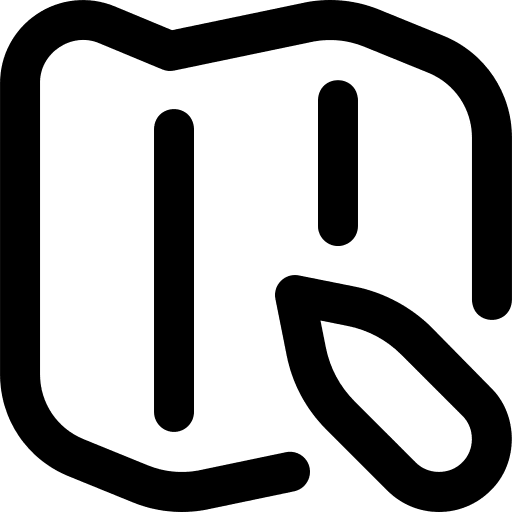 Map draw blueprint design icon