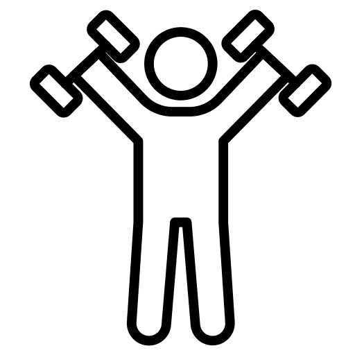 Dumbbell dumbbell weightlifting sports and competition icon