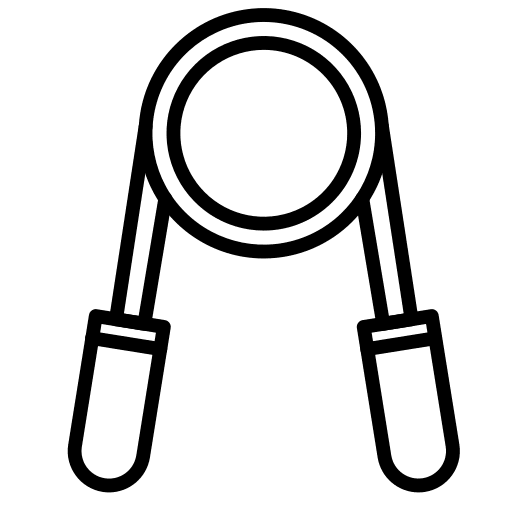 Hand grip gym exercise hand grip icon