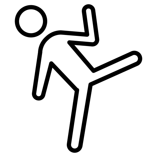 Stretching yoga gymnast exercise icon