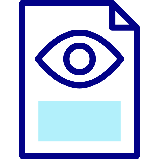 File interface view file icon