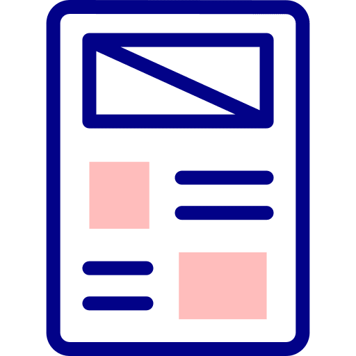 Layout pencil documents file icon Layout pencil documents file icon