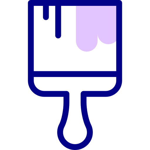 Paint brush painter paint brushes construction icon Paint brush painter paint brushes construction icon