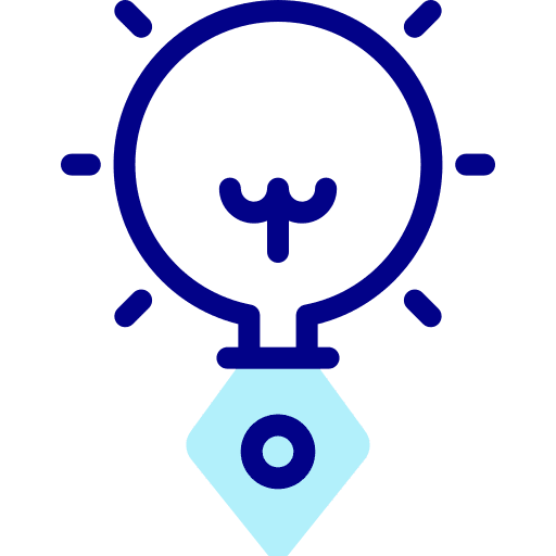 Pen creative lightbulb art and design icon Pen creative lightbulb art and design icon