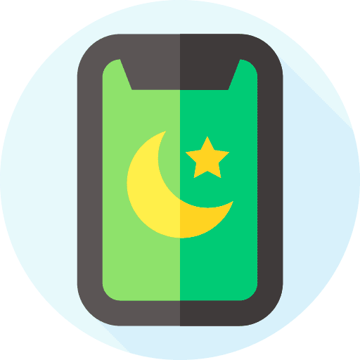 Eid mubarak smartphone app muslim icon Eid mubarak smartphone app muslim icon