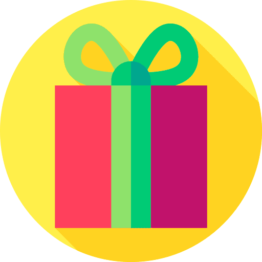 Gift birthday and party present box gift icon Gift birthday and party present box gift icon