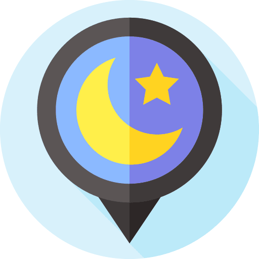 Eid mubarak placeholder maps and location moon icon Eid mubarak placeholder maps and location moon icon