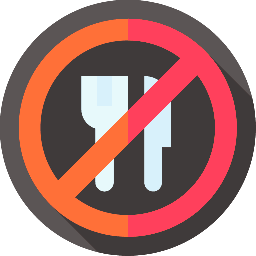 No food forbidden fork cultures icon No food forbidden fork cultures icon