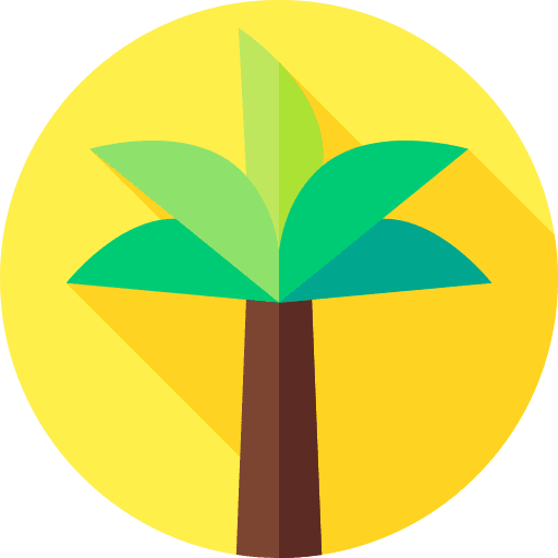 Palm tree nature woods landscape icon Palm tree nature woods landscape icon