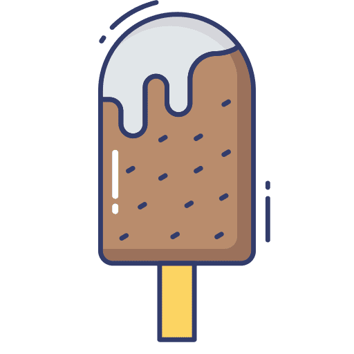 Ice cream chocolate desert sweet icon