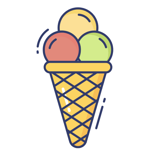 Ice cream cone food and restaurant sweet dessert icon Ice cream cone food and restaurant sweet dessert icon