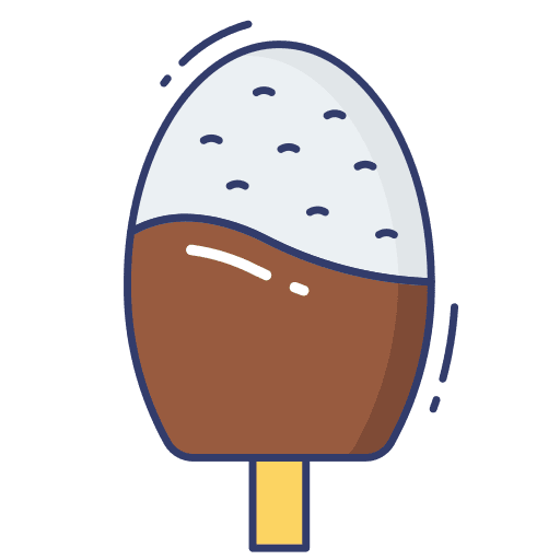 Ice cream stick chocolate ice pop popsicle icon Ice cream stick chocolate ice pop popsicle icon