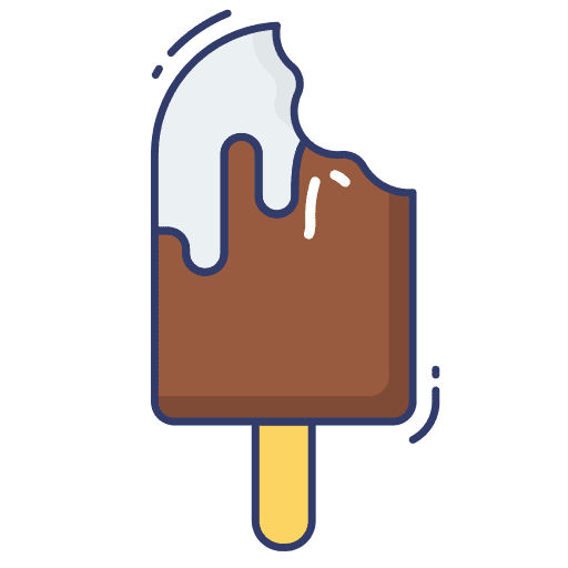 Chocolate cream chocolate stick icon Chocolate cream chocolate stick icon