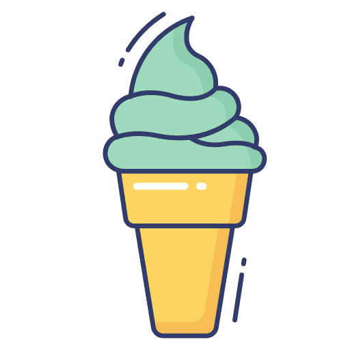 Cone food and restaurant summer flavors icon Cone food and restaurant summer flavors icon
