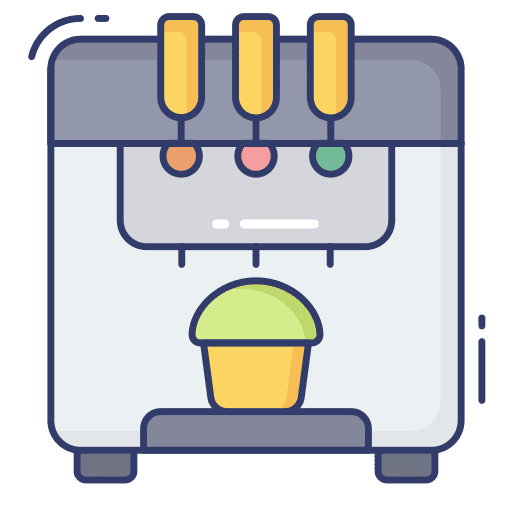 Ice cream machine dessert food machine icon Ice cream machine dessert food machine icon