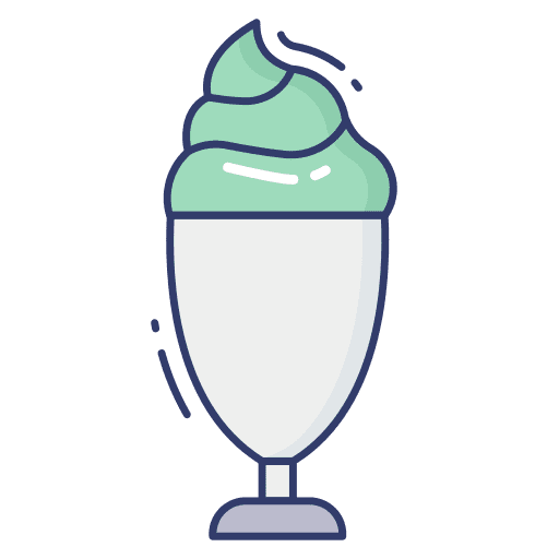 Milkshake food and restaurant sweet glass icon Milkshake food and restaurant sweet glass icon