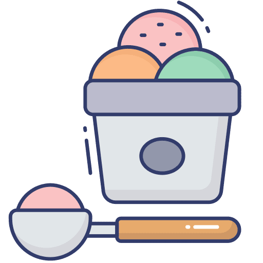 Scoops sweet cup dessert icon Scoops sweet cup dessert icon
