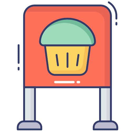 Signage signage board food and restaurant icon Signage signage board food and restaurant icon