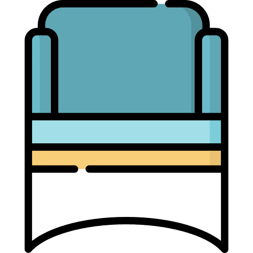 Armchair home decor seat comfortable icon Armchair home decor seat comfortable icon