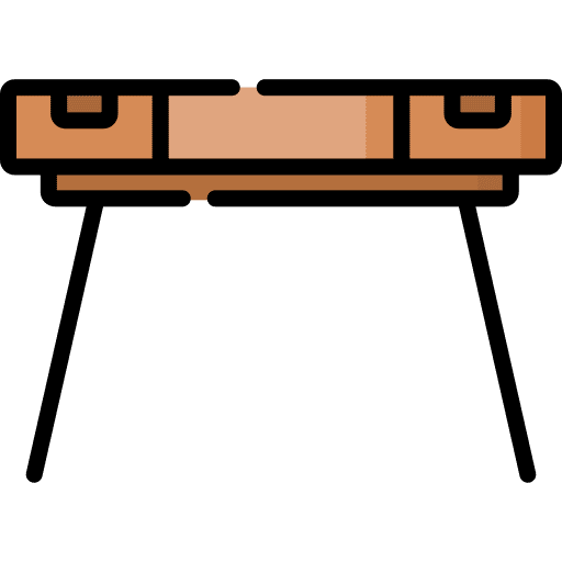 Desk home decoration workplace drawers icon Desk home decoration workplace drawers icon