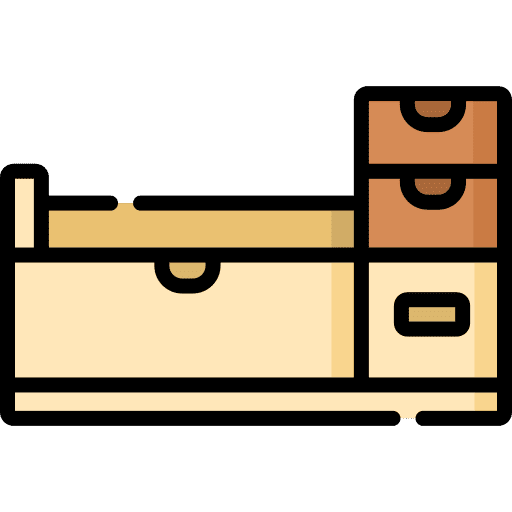 Household drawers interior design home decor icon Household drawers interior design home decor icon