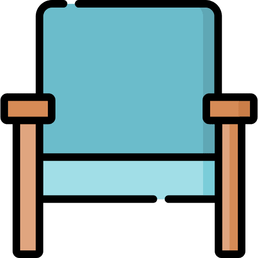 Chair adornment interior design armchair icon Chair adornment interior design armchair icon