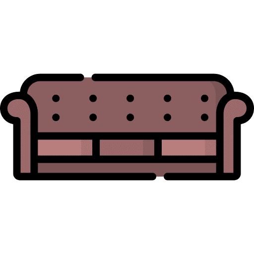 Sofa furniture and household living room interior icon Sofa furniture and household living room interior icon