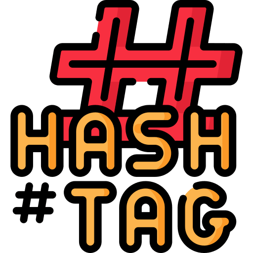 Hashtag punctuation symbol social media icon Hashtag punctuation symbol social media icon