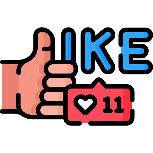 Like notifications finger thumbs up icon Like notifications finger thumbs up icon