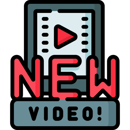 Video video player social media video icon Video video player social media video icon