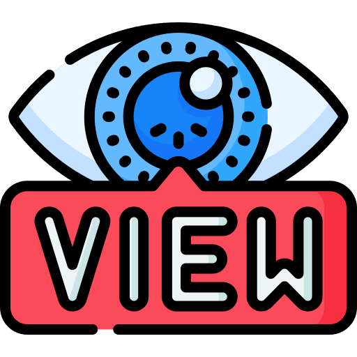 View interface social media eye icon View interface social media eye icon