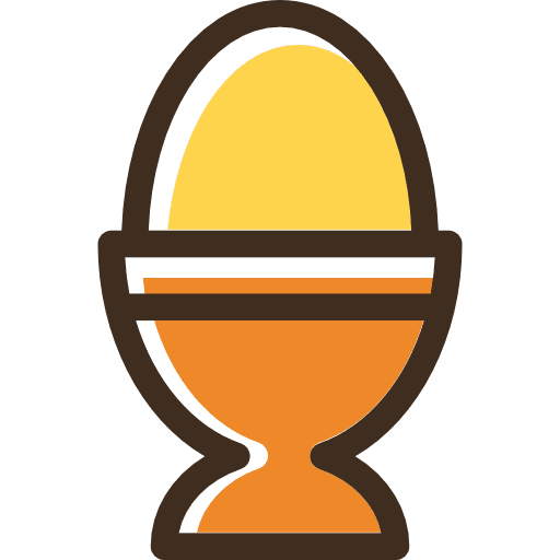 Boiled egg organic boiled egg protein icon