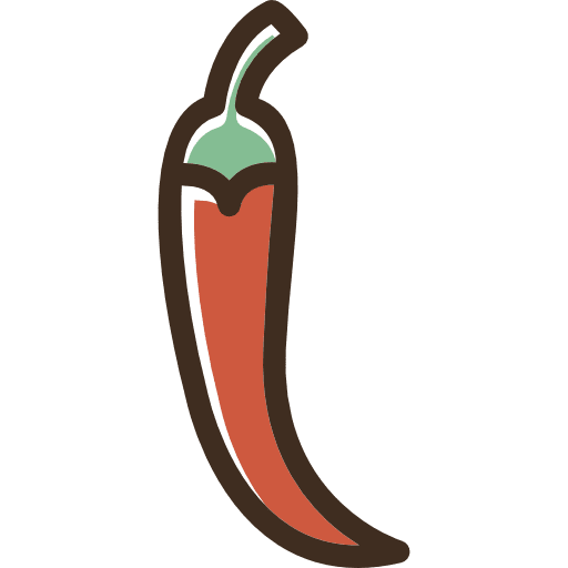 Pepper chili pepper vegan organic icon