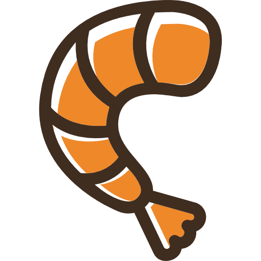 Shrimp animal shrimp sea life icon