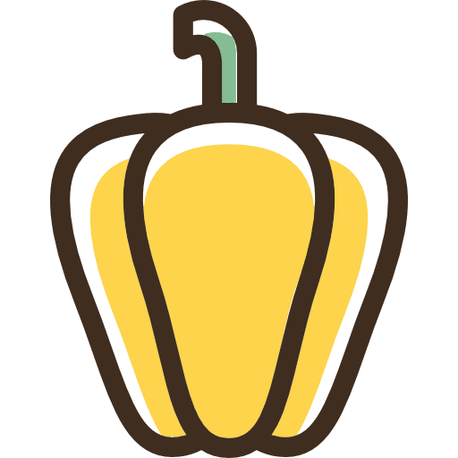 Bell pepper food bell pepper vegan icon
