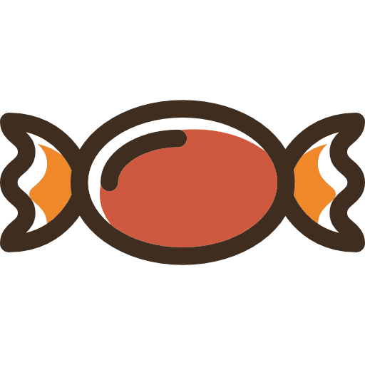 Candy sugar dessert lollies icon