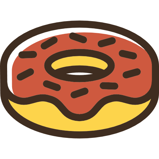 Doughnut sugar doughnut food icon